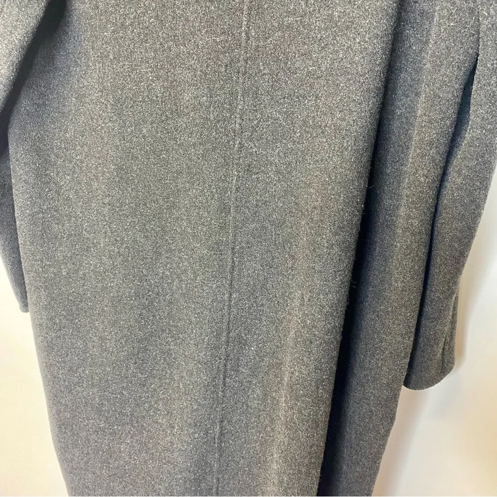 Uniqlo grey wool blend hooded coat - Picture 7 of 10